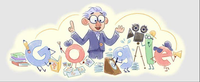 Google-Doodle zu Ehren von Yoram Gross. Foto: Screenshot Google