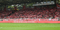 Der 1. FC Union will am Samstag gegen Hertha erstmals nach mehr als anderthalb Jahren wieder vor vollem Haus spielen. Foto: Matthias Koch/dpa