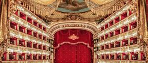 Das Real Teatro di San Carlo in Neapel.
