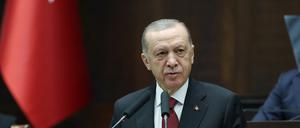  Der türkische Präsident Recep Tayyip Erdogan