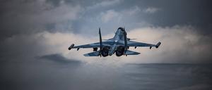 Das russische Jagdflugzeug vom Typ Su-35 hat laut Polen „aggressive und gefährliche Manöver“ ausgeführt (Symbolbild).