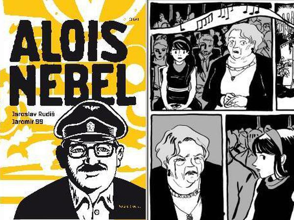 Spitzencomics: Das Cover von "Alois Nebel" und eine Szene aus "Als ich so alt war".