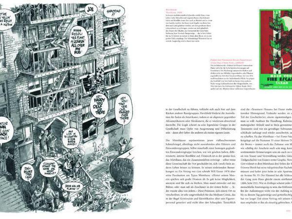 Gezeichnete Sozialstudien: Eine Doppelseite aus „Will Eisner – Graphic Novel Godfather“.