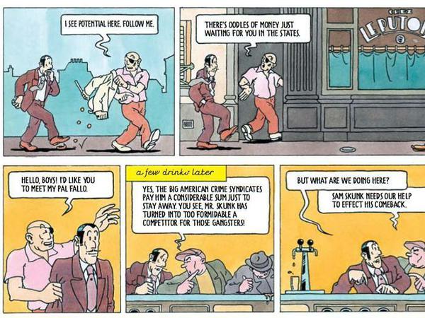 Von Hergé geprägt: Eine Seite aus dem Swarte-Sammelband.