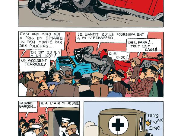 Eine weitere Seite aus der Klassiker-Edition von „Tintin en Amérique“.