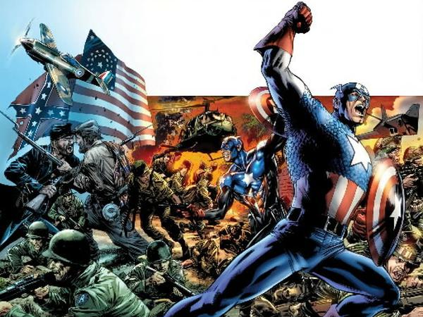Amerikanischer Held: Der Supersoldat Captain America.