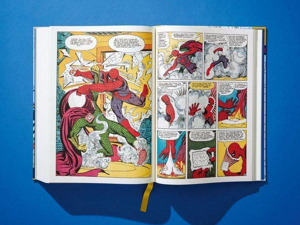 Raumgreifend: Eine Doppelseite aus einem der späteren Spider-Man-Hefte.
