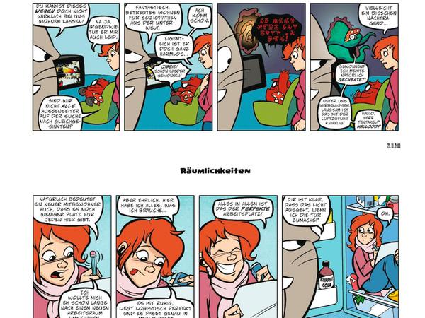 Leichtfüßiger Funny-Strip: Sarah Burrinis „Das Leben ist kein Ponyhof“.