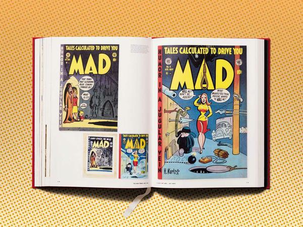 Verrückt nach MAD: Eine Doppelseite aus "The History of EC Comics".