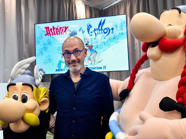 Asterix-Autor Jean-Yves Ferri vor kurzem bei der Vorstellung des neuen Albums. 