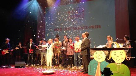 Die Max-und-Moritz-Preisverleihung auf dem Comic-Salon 2014.