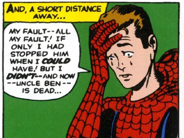 Klassiker: Eine Szene aus der erste Spider-Man-Geschichte, die im Juni 1962 an die US-Kioske kam.