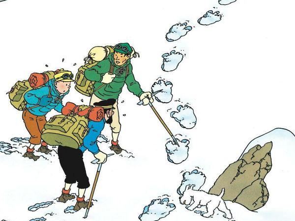 Comic-Klassiker: Das Titelbild von „Tim in Tibet“.