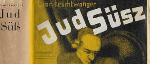 Das Cover von Lion Feuchtwangers Roman "Jud Süß" von 1925 ist eines der Ausstellungsstücke im Strauhof.