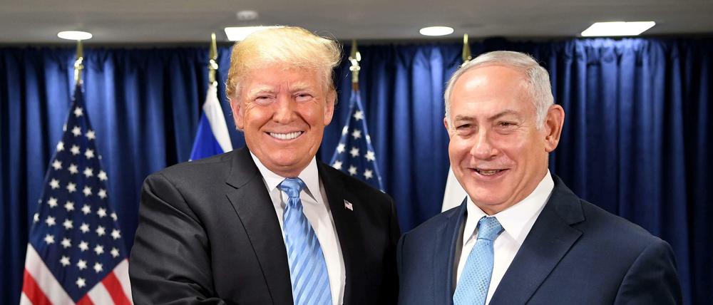 Ziemlich beste Freunde. Donald Trump und Benjamin Netanjahu bei den Vereinten Nationen.