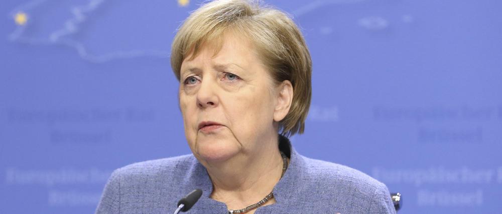Merkel Dezember 2018 beim EU-Gipfel in Brüssel.