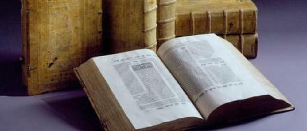Der Bomberg-Talmud, eine Art jüdische Gutenberg-Bibel.