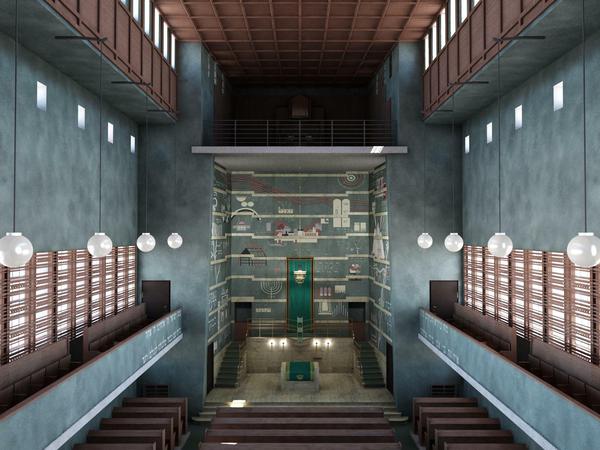Die Synagoge Plauen wurde 1938 in der Pogromnacht zerstört. Die Schau erlaubt einen Blick per Virtual Reality.
