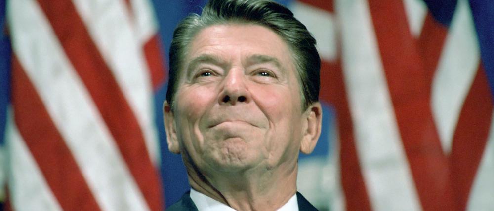 Das Original. Ronald Reagan, Ex-Präsident der USA.