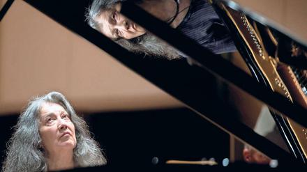 Die argentinische Pianistin Martha Argerich, 75.