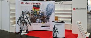 Die rechtskonservative "Junge Freiheit" bei der Leipziger Buchmesse 2016. Frankfurt hat ihren Stand dieses Jahr ins Abseits gestellt.