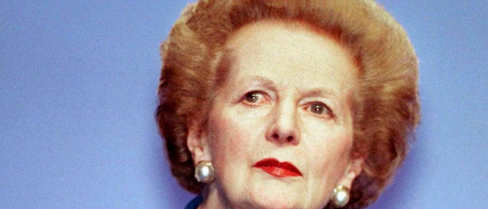 Geburtshelferin des Neoliberalismus. Die englische Premierministerin Margaret Thatcher, 1996.