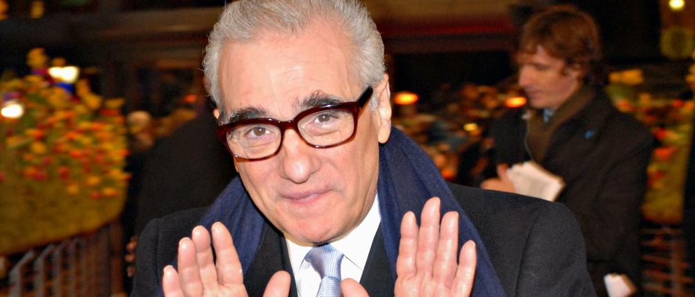 Martin Scorsese auf der Berlinale 2008 bei der Eröffnung von "Shine a Light".
