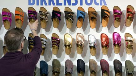 Birkenstocks may have been on display here at the Berlin "Bread and Butter" fashion fair, but they're definitely not cool. 
