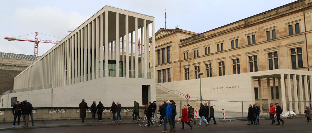 Die James-Simon-Galerie, das neue Eingangsgebäude der Berliner Museumsinsel.