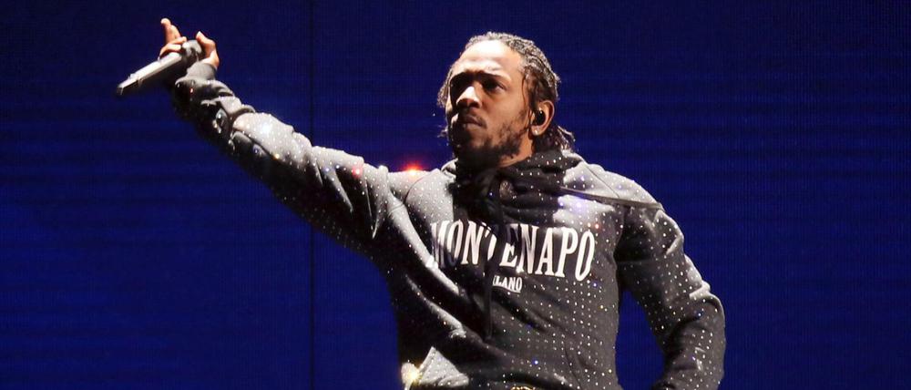 Der amerikanischer Rapper Kendrick Lamar, 30.