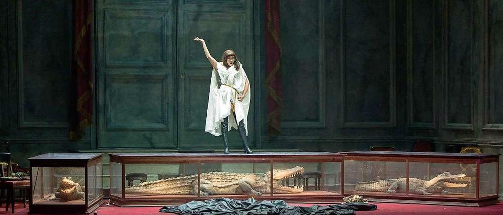 Cleopatra, gespielt von Valentina Farcas, in "Giulio Cesare in Egitto".