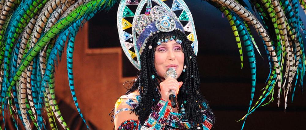 Cher bei einem Auftritt in Las Vegas.