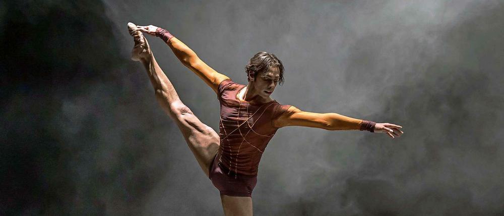 Der Tänzer Jason Reilly vom Stuttgarter Ballett in "MONO LISA" von Itzik Galili.