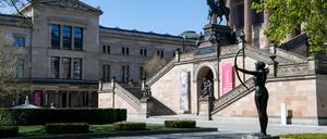 Darf ab dem 4. Mai wieder öffnen: Die Alte Nationalgalerie auf der Berliner Museumsinsel. 