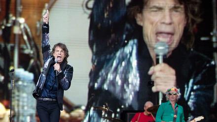 Die Rolling Stones im Juni 2014 in der Berliner Waldbühne