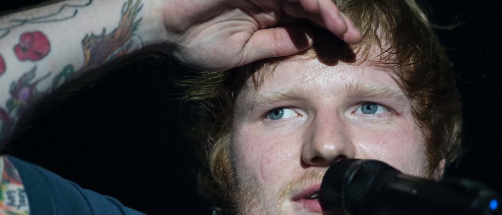 Der britische Musiker Ed Sheeran