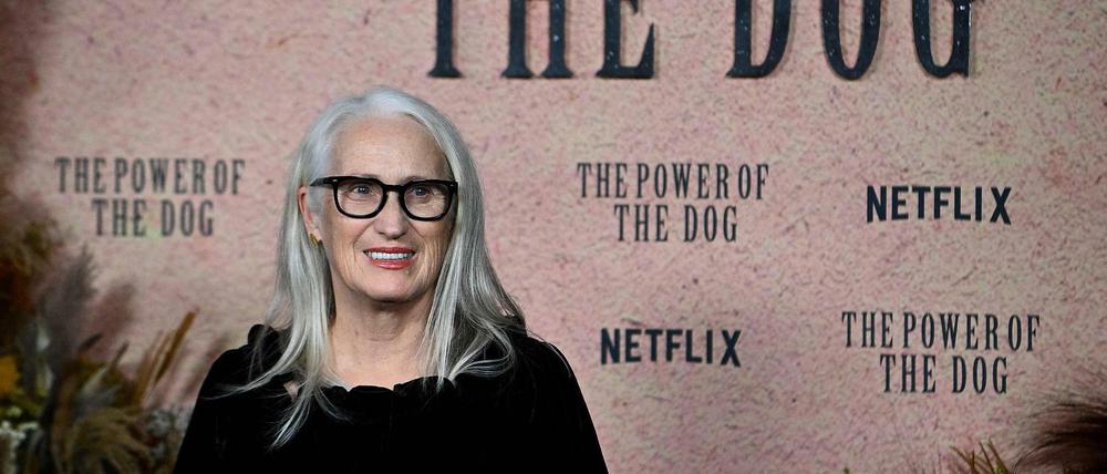 Regisseurin Jane Campion bei einer Vorführung ihres Films „The Power of the Dog“ in Oktober 2021 in Paris