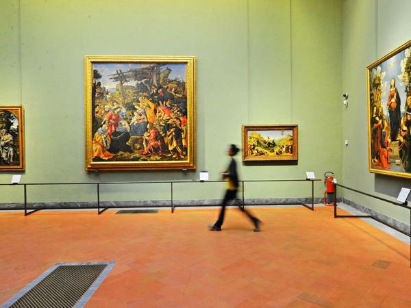 Ausstellungsraum der Uffizien