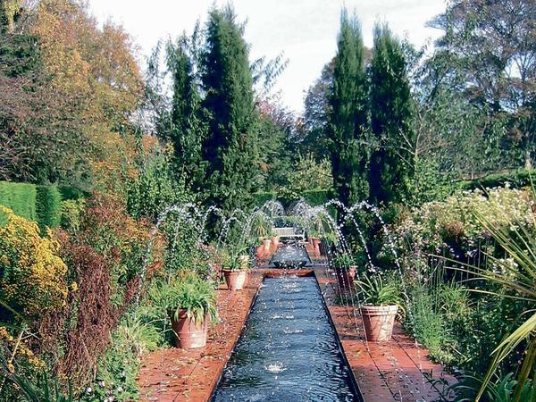 Der Alhambra-Garten in Leeds orientiert sich an seinem historischen Vorbild. 