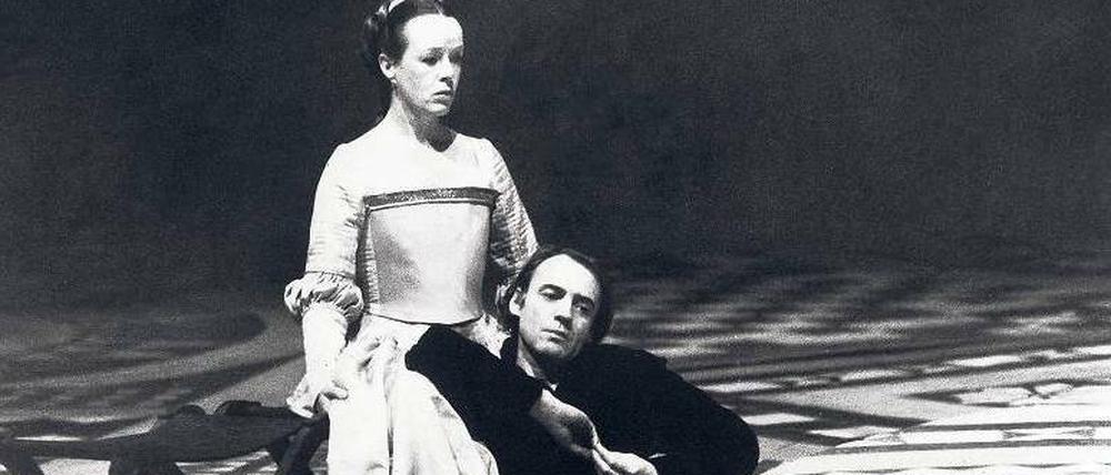 Vor 30 Jahren. Bruno Ganz und Jutta Lampe in Klaus Michael Grübers "Hamlet"-Inszenierung von 1982.