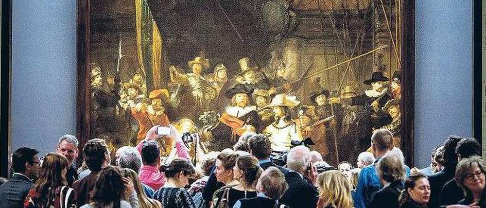 Rembrandts "Nachtwache" ist das einzige Werk im Rijksmuseum, das wieder an seinen ursprünglichen Ort zurückgekehrt ist.