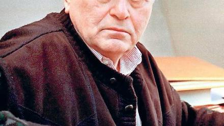 Ehrliche Haut. Erich Loest (1926-2013) auf einem Bild von 2001.