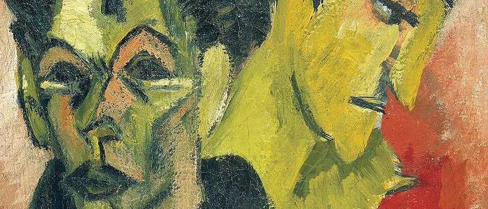 Geklärt. Ernst Ludwig Kirchners „Selbstbildnis mit Mädchen (1914)“ ist keine Raubkunst. 