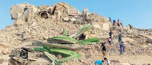 Schutt und Asche. Das Grab des Propheten Jonas in Mosul, Nordirak, gesprengt von Kriegern eines „Gottestaats“