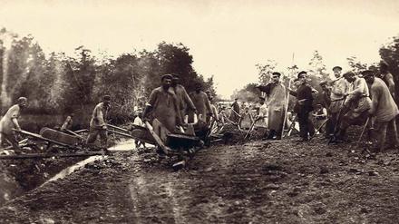 Harte Fron. Sträflinge auf Sachalin im Jahr 1890. 