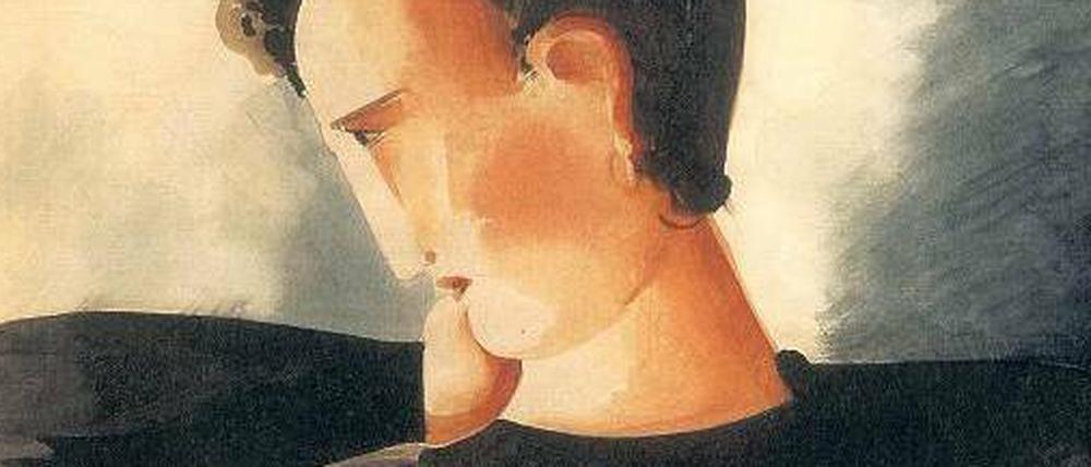 1931 malte Oskar Schlemmer das Gemälde „Sinnender“.