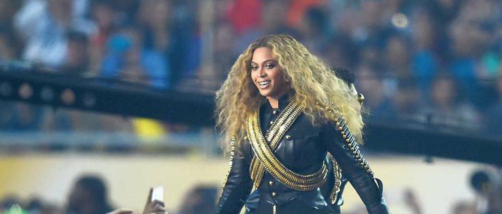 Superstar beim Superbowl. Beyoncé Knowles, 34, im Februar im Levi’s Stadium im kalifornischen Santa Clara.