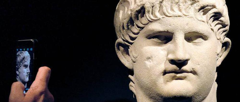 Macht und Marmor. Dieser Nero-Kopf entstand zwischen 64 und 68 nach Christus.