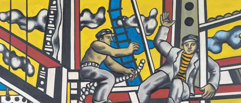 Fernand Légers „Bauarbeiter“ von 1951 (Ausschnitt).