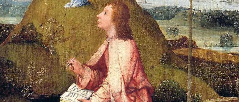 Rückkehr eines Hauptwerks nach Berlin. Hieronymus Boschs Gemälde „Johannes auf Patmos“ (um 1500). F